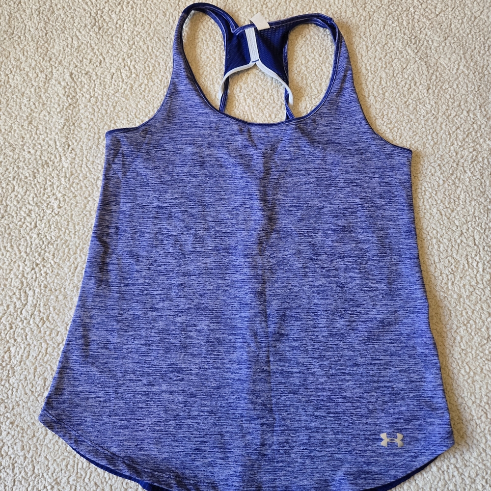 ❤️‍🔥❤️‍🔥❤️‍🔥Under Armour Women's Blue Tank Top